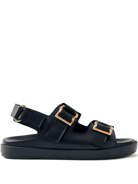ALOHAS Harper double-buckle sandals - Black - zdjęcie produktu nr 1