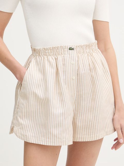 Lacoste szorty damskie z lnem - zdjęcie produktu nr 1