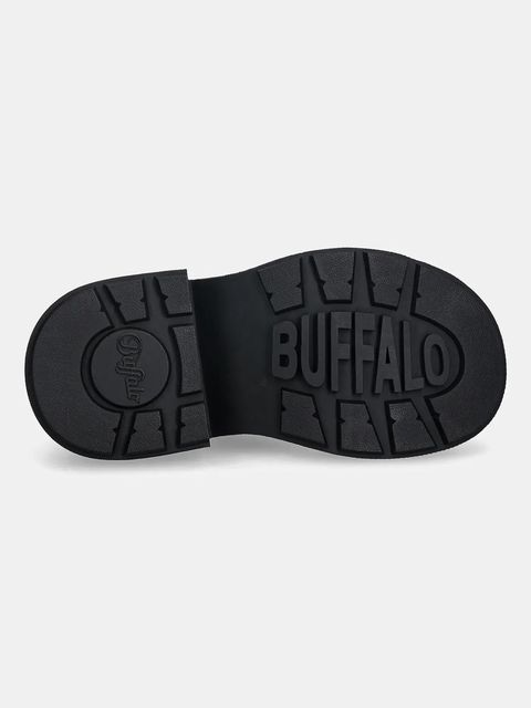 Buffalo półbuty Vicious Lace Up Lo damskie kolor czarny na platformie 1622483-BLK
