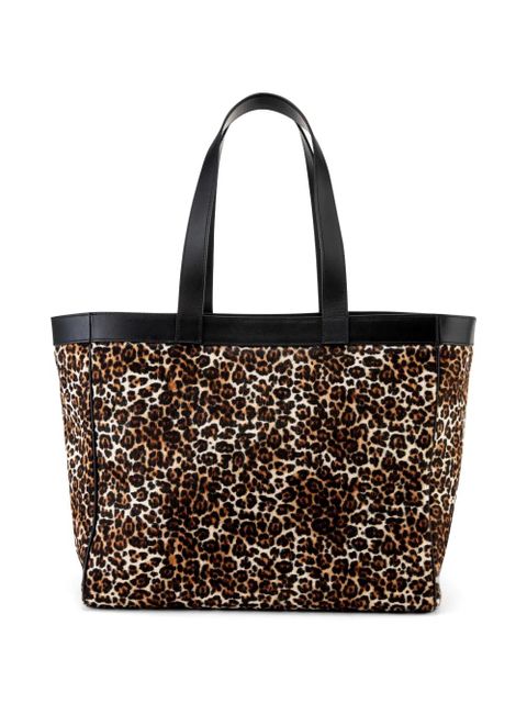 ANINE BING medium Rio leopard-print tote bag - Neutrals - zdjęcie produktu nr 2