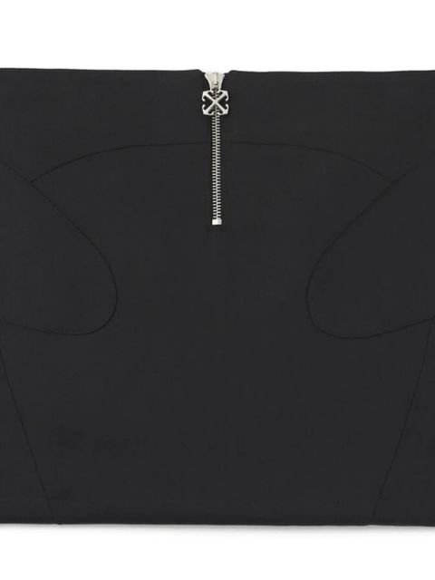 Off-White Wo Gab zip-up mini skirt - Black - zdjęcie produktu nr 2