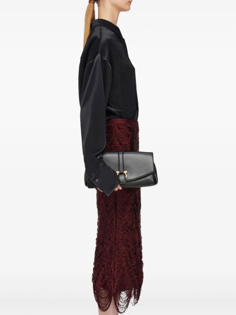 Ferragamo medium front flap soulder bag - Black