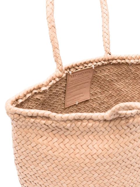 DRAGON DIFFUSION small Grace tote bag - Neutrals