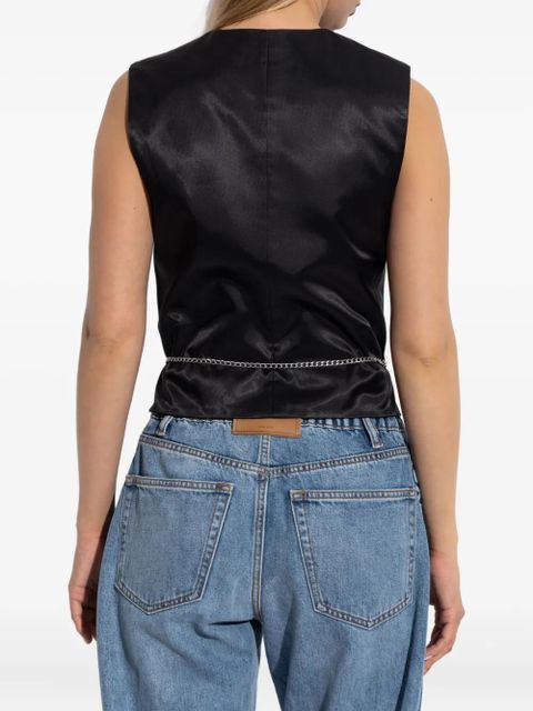 Alexander Wang chain-embellished waistcoat - Grey