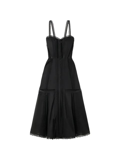 Charo Ruiz Ibiza Dafelle lace trim maxi dress - Black - zdjęcie produktu nr 1