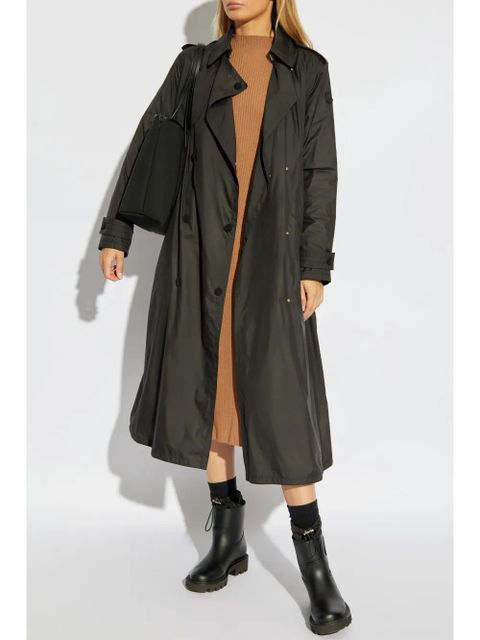 Moncler Barbetane trench coat - Black