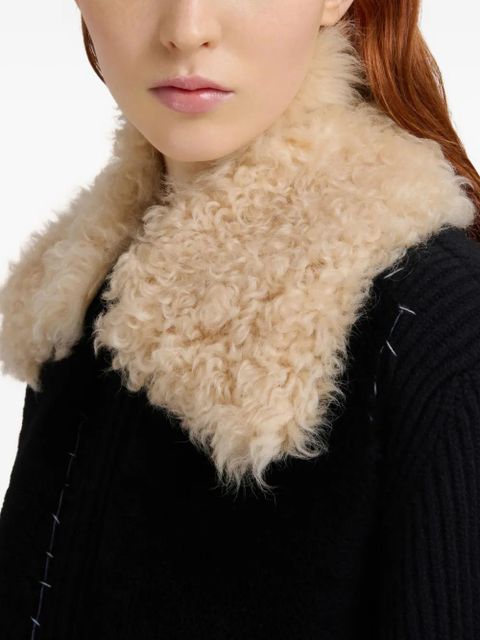 Marni fur-collared zip jacket - Black