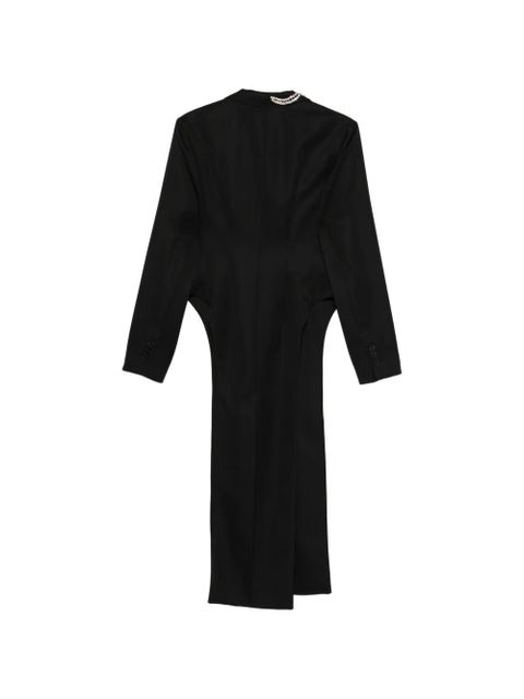 Simone Rocha pearl-embellished coat - Black - zdjęcie produktu nr 2
