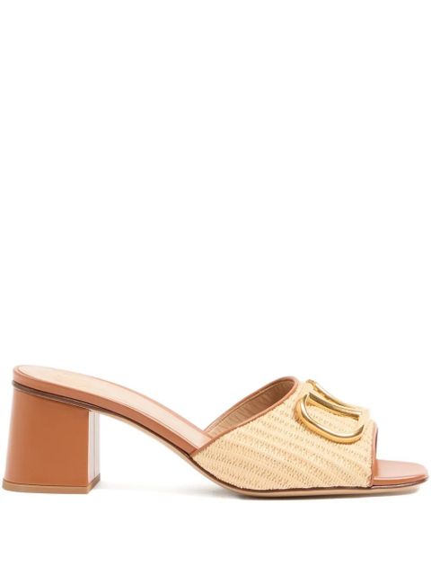 Valentino Garavani VLogo-plaque sandals - Neutrals - zdjęcie produktu nr 1