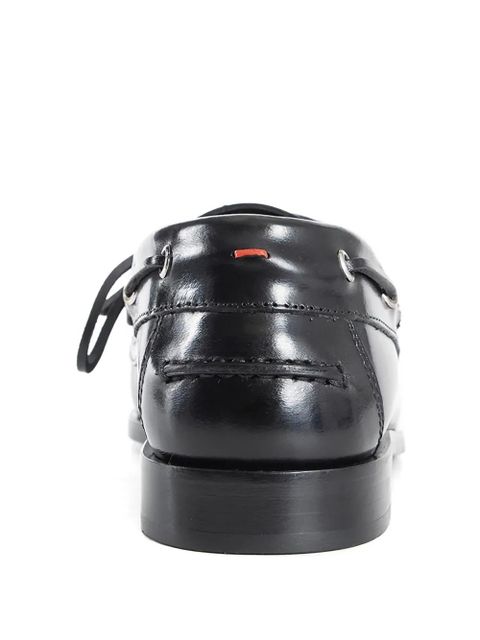 Aeyde eyelet Lace-up loafers - Black