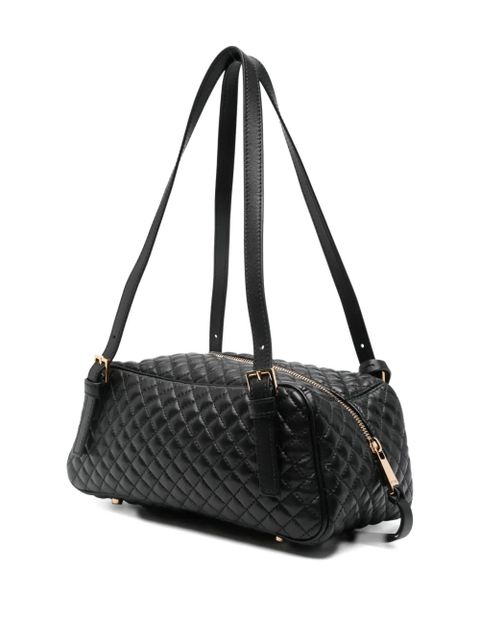 Versace small quilted shoulder bag - Black