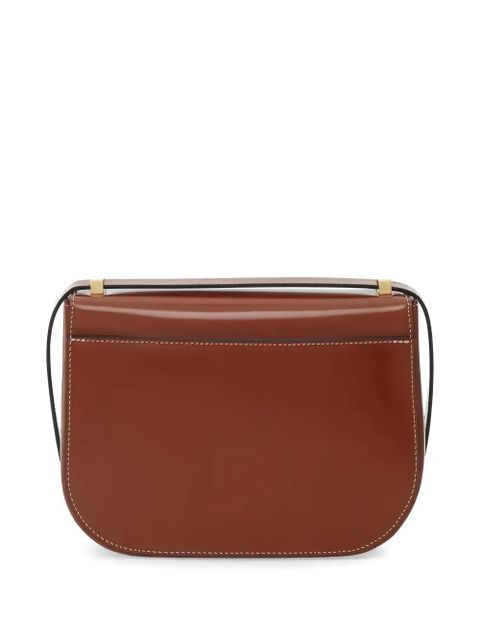 Ferragamo Double Gancini North-South logo-buckle shoulder bag - Brown - zdjęcie produktu nr 2