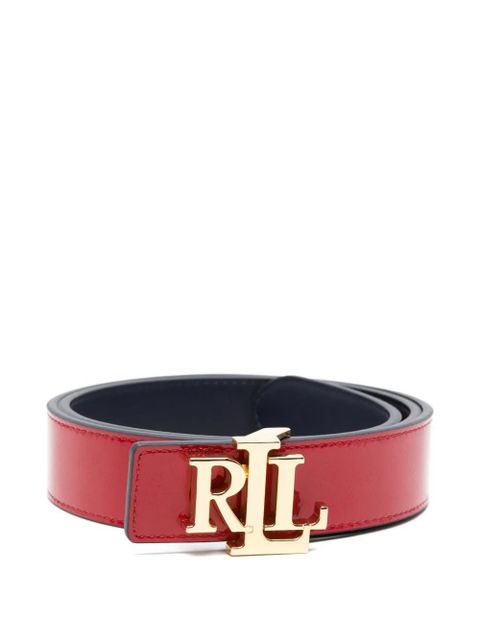 Lauren Ralph Lauren logo-buckle belt - Red - zdjęcie produktu nr 1