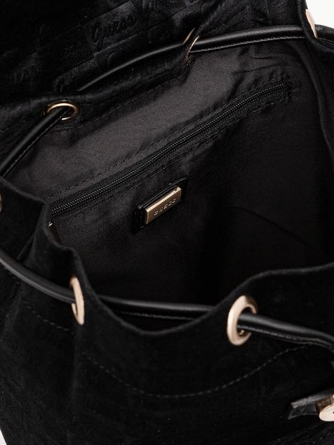 Guess plecak damski kolor czarny mały V5BZ11 WF800