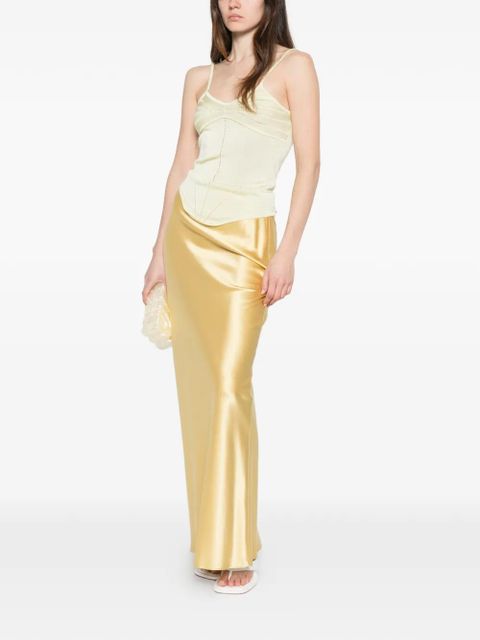 Paris Georgia Amelia stitched tank top - Yellow - zdjęcie produktu nr 2