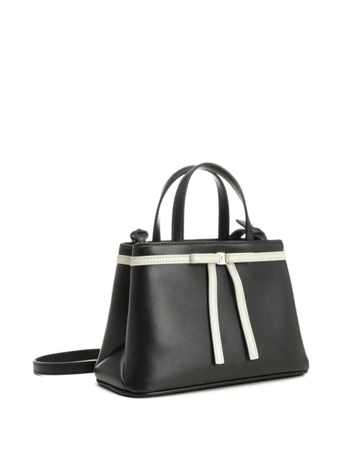 Ferragamo bow top-handle tote bag - Black