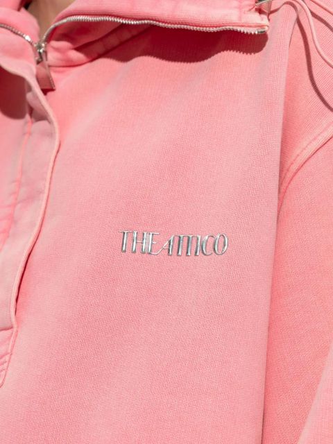The Attico drawstring cotton jacket - Pink