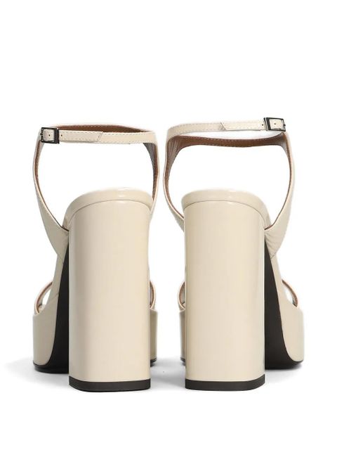 Giuseppe Zanotti Pat Platform 115 sandals - Neutrals