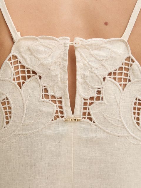 Twinset bluzka z dodatkiem lnu