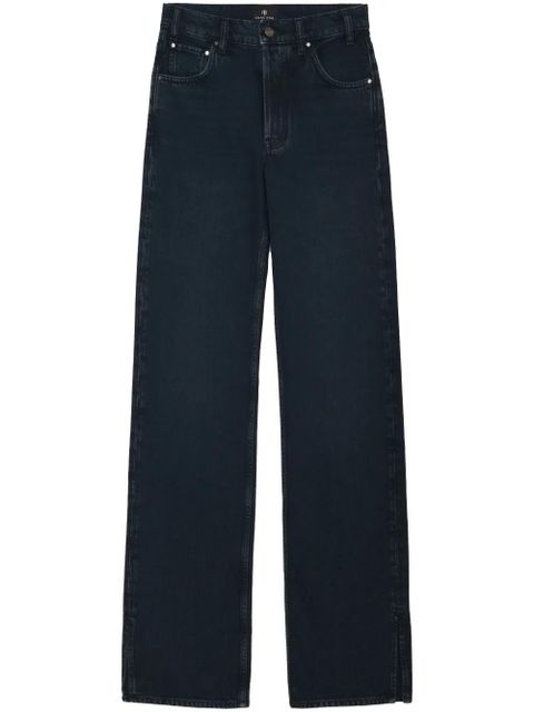 ANINE BING Roy organic cotton straight-leg jeans - Blue - zdjęcie produktu nr 1