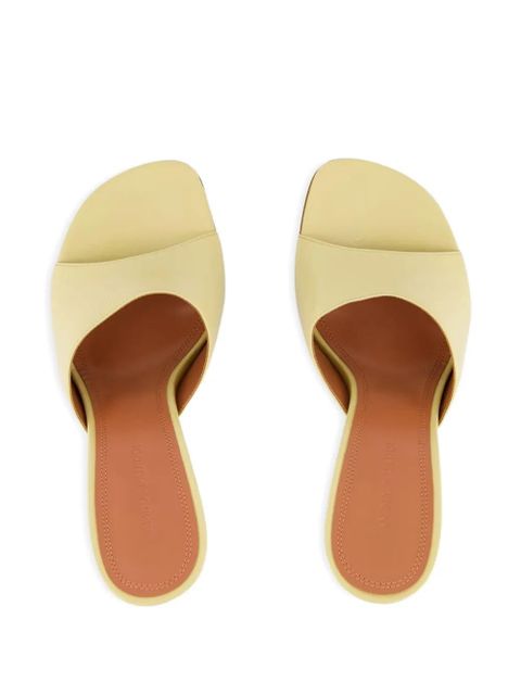 Amina Muaddi 90mm Taylor sculpted-heel sandals - Neutrals