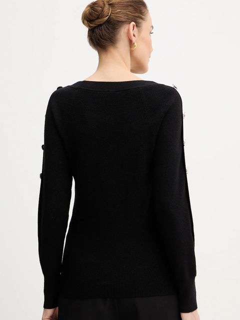 Morgan sweter damski kolor czarny MTECNA