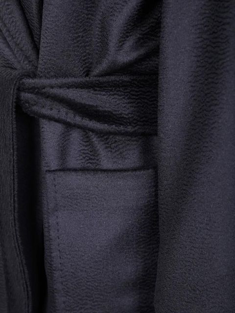 Max Mara hooded belted coat - Black