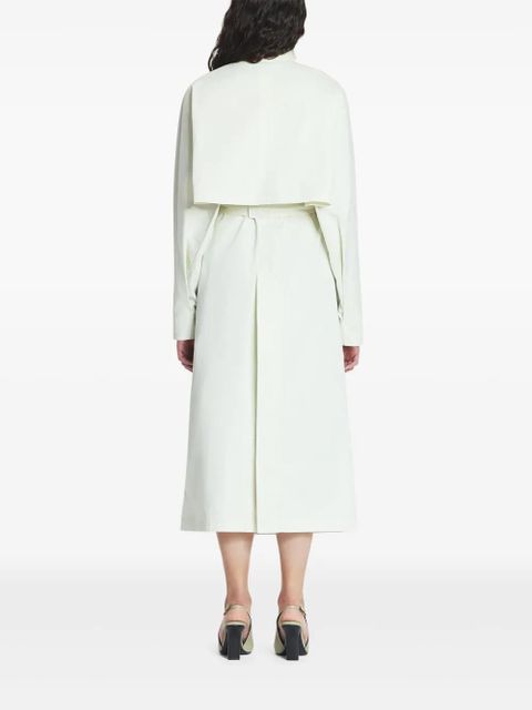 Lanvin belted trench coat - White