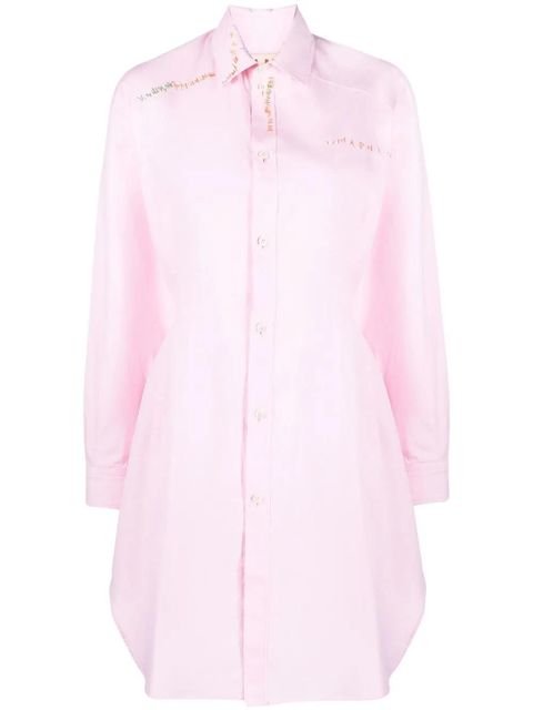Marni embroidered shirt dress - Pink - zdjęcie produktu nr 1