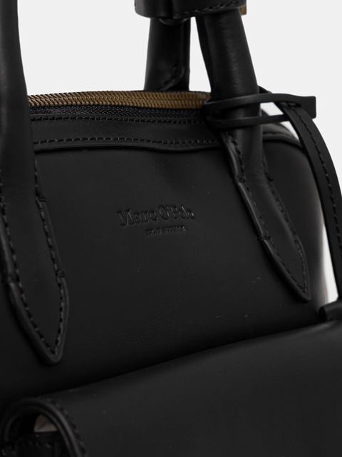 Marc O'Polo torebka skórzana kolor czarny 5000009169