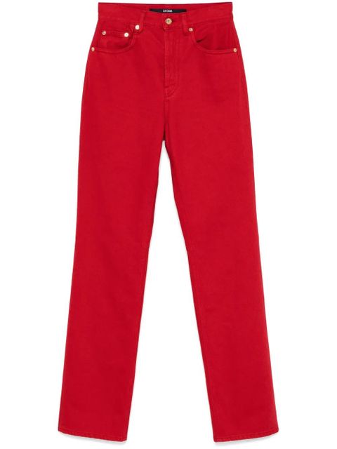 Jacquemus Le de-Nîmes Droit jeans - Red - zdjęcie produktu nr 1