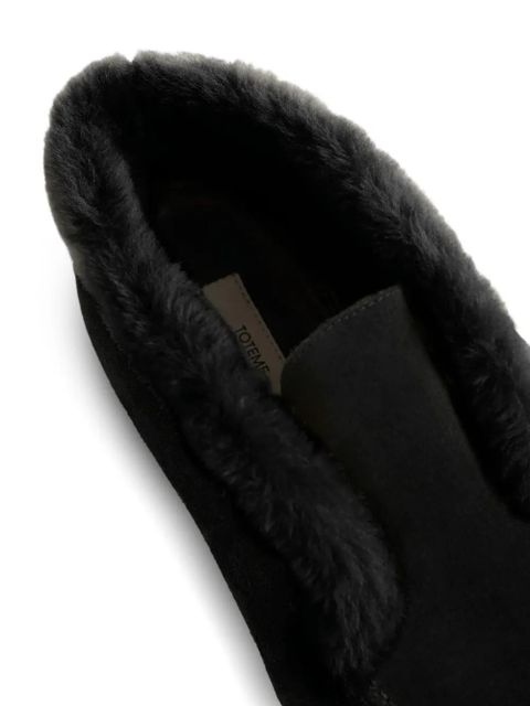 TOTEME slip-on black boots