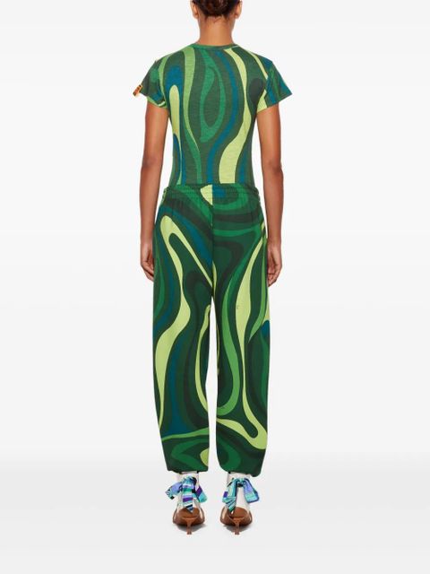 PUCCI abstract-print T-shirt - Green