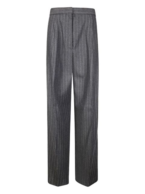 Sportmax pinstripe pleated trousers - Grey - zdjęcie produktu nr 1