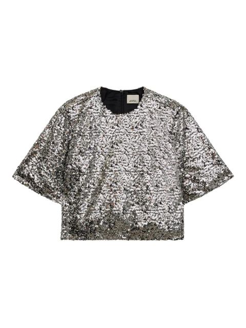 ISABEL MARANT Helga top - Silver - zdjęcie produktu nr 1