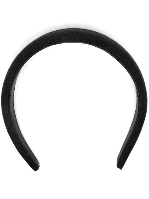 Gucci GG canvas head band - Black