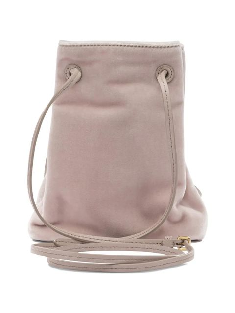 Miu Miu logo-detail bucket bag - Pink - zdjęcie produktu nr 2