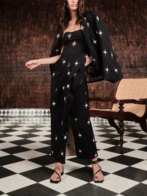 Johanna Ortiz star-embellishment blazer - Black