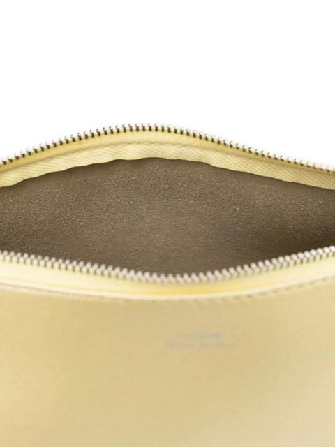 TOTEME bevel satin shoulder bag - Yellow