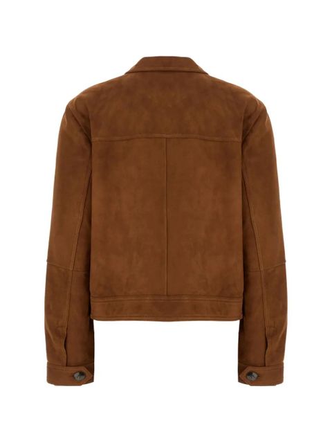 Max Mara buttoned leather jacket - Brown - zdjęcie produktu nr 2