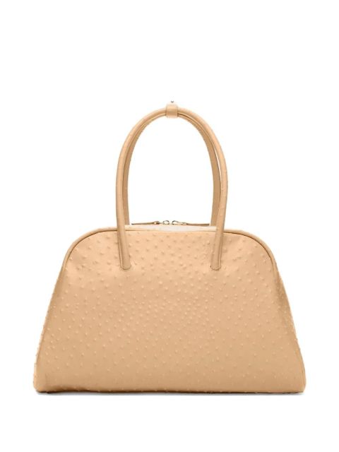 LouLou de Saison Darren textured handles leather travel bag - Neutrals - zdjęcie produktu nr 1
