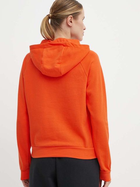 Helly Hansen bluza damska kolor pomarańczowy z kapturem z aplikacją 54239