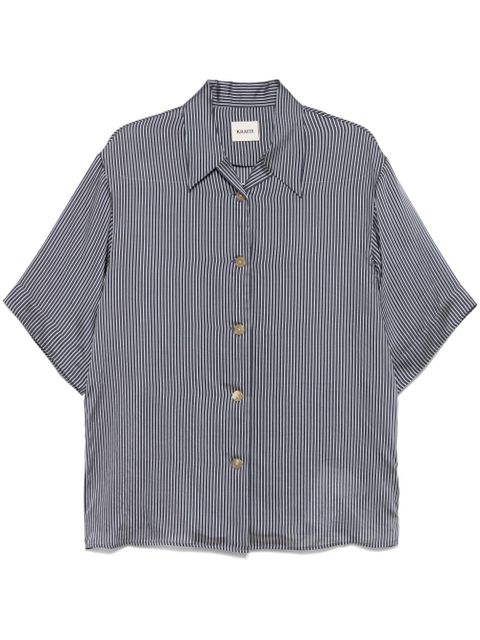 KHAITE striped shirt - Blue - zdjęcie produktu nr 1