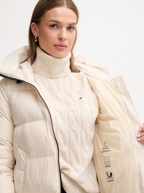 Bomboogie kurtka puchowa GENEVA kolor beżowy zimowa CW6630TTMF5