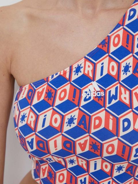 adidas top x FARM Rio damski kolor niebieski IQ4504