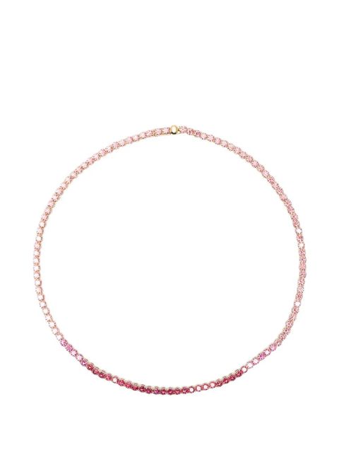 Swarovski Matrix tennis round-cut necklace - Gold - zdjęcie produktu nr 1