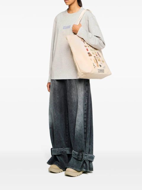 JW Anderson logo-print T-shirt - Grey