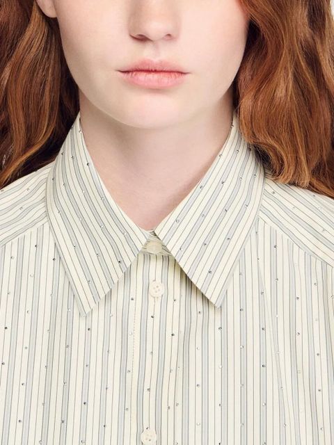 SANDRO long-sleeve shirt - White
