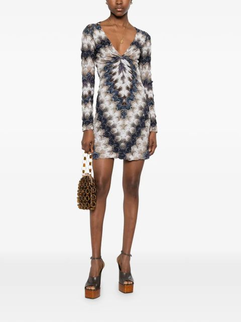 Missoni chevron twisted dress - White - zdjęcie produktu nr 2
