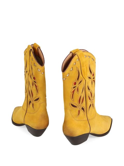 ISABEL MARANT Duerto Cowboy boots - Yellow